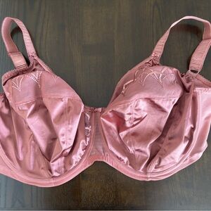 Elomi  38M Underwire Full Figure Bra Unlined Style EL 4030 Silky Rust Color